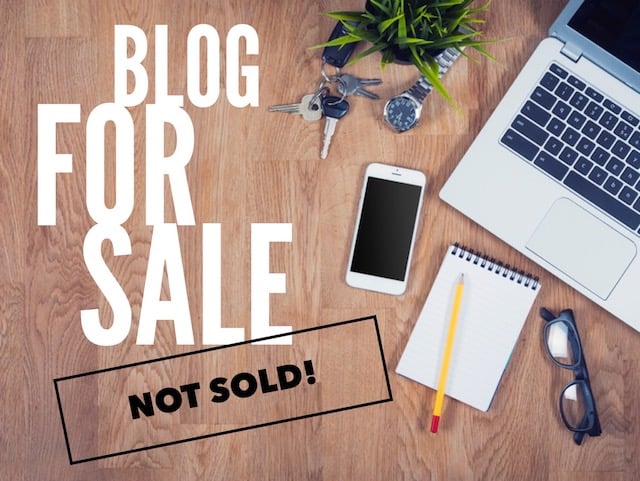 Blog for Sale -- Not Sold!