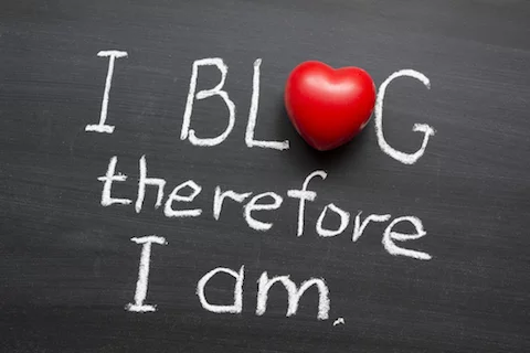 I blog therefore I am 