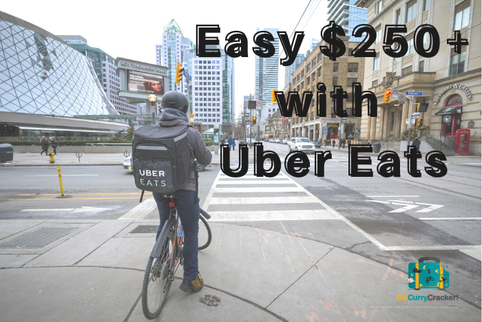 Earning an Easy $250+ with Uber Eats - Go Curry Cracker!